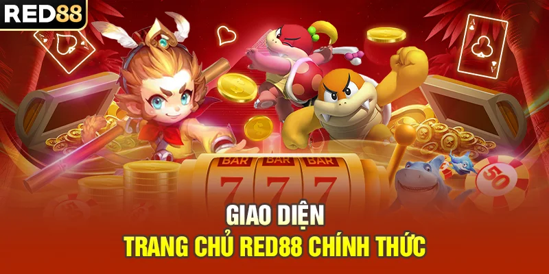 Giao diện trang chủ RED88 chính thức